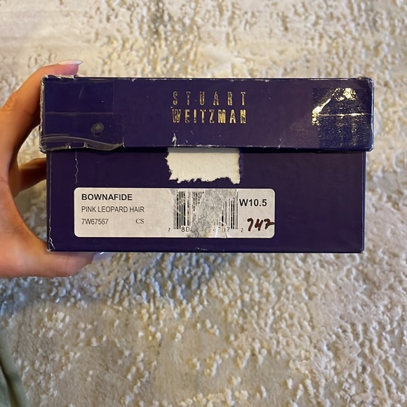 Stuart Weitzman bownafide pink leopard hair heel - Picture 5 of 6